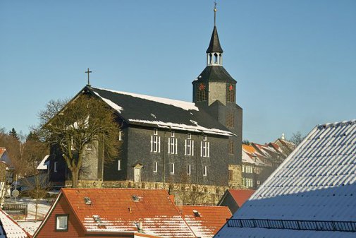 [billede: St. Laurentius-kirken i Benneckenstein]