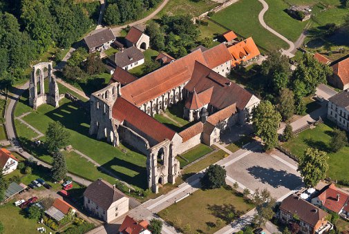 [billede: kloster Walkenried, luftbillede]