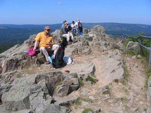 [billede: fjeld på Achtermannshöhes toppen]