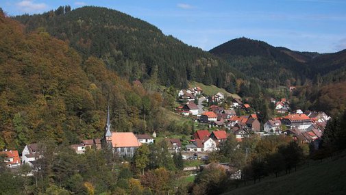 [billede: landsbyen Sieber med kirken]